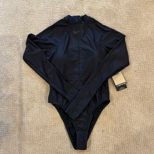 Nike Fusion Women's Long-Sleeve One-Piece Swimsuit